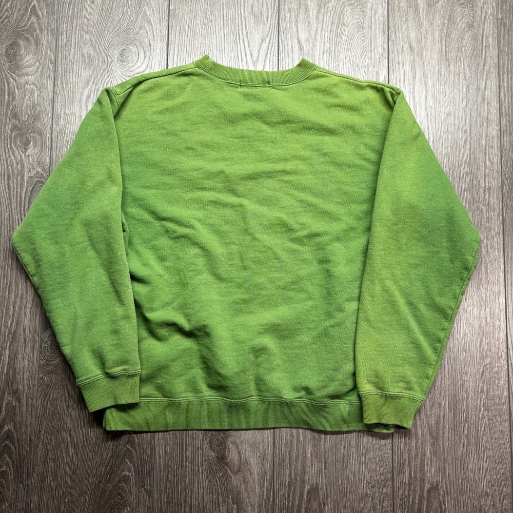 Vintage 90s Club Monaco Green Crewneck Sweatshirt Medium Cmx Rare - Picture 5 of 8